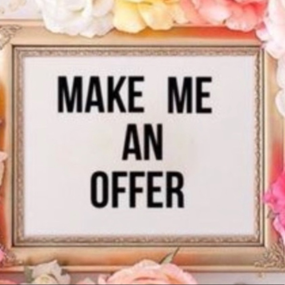 Make me an offer! Happy to negotiate a fair price on any item 🤑